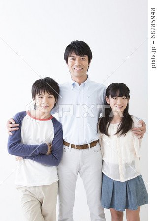 笑顔の親子 笑顔の親子 68285948