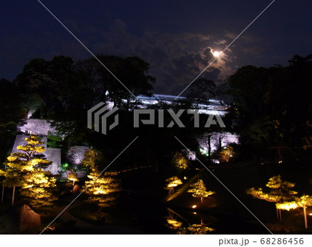 月夜の玉泉丸庭園 月夜の玉泉丸庭園 68286456