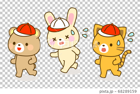 Running animals illustration 68289159