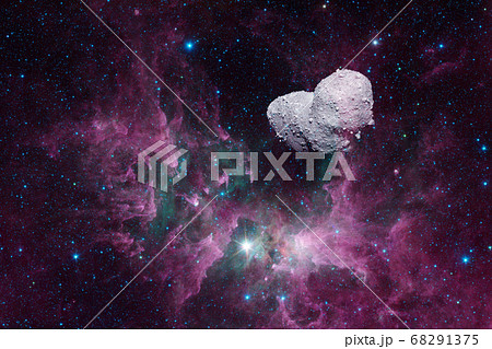 Asteroid. Science fiction cosmos. Elements of this image furnished by NASA Asteroid. Science fiction cosmos. Elements of this image furnished by NASA 68291375