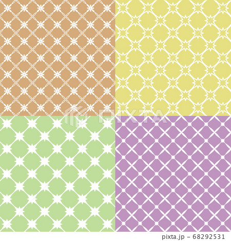 Vector illustration of a set of abstract patterns. 68292531