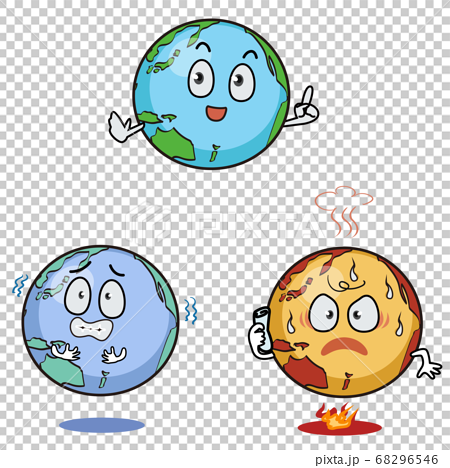 Global Warming And Cooling Stock Illustration