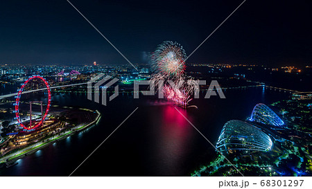 【シンガポール】2020年ナショナルデーの花火 【シンガポール】2020年ナショナルデーの花火 68301297