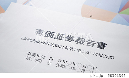 有価証券報告書の作成 有価証券報告書の作成 68301345