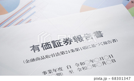 有価証券報告書の作成 68301347