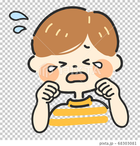 Crying boy 68303081