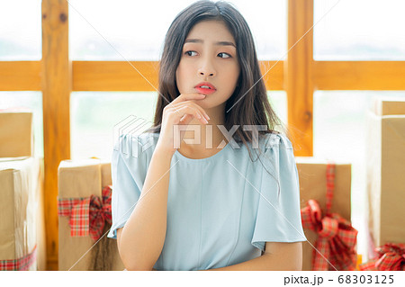 woman on the birthday party woman on the birthday party 68303125