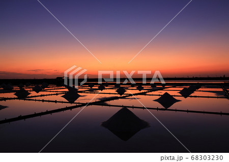 台湾 夕日 日没 68303230