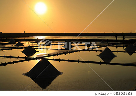 台湾 夕日 日没 68303233
