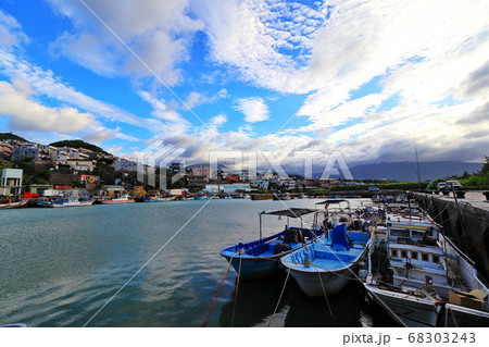 船着き場 台湾 海 68303243