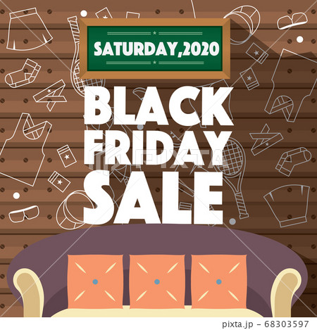 Black Friday Sale Banner Design Vector 68303597