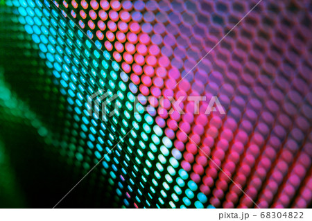 CloseUp LED blurred screen. LED soft focus CloseUp LED blurred screen. LED soft focus 68304822