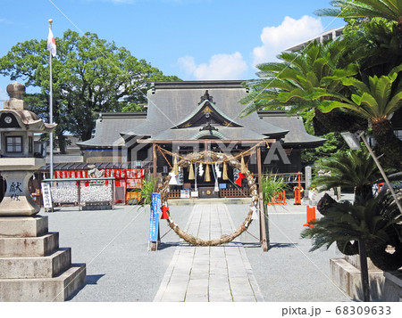 行橋市正八幡神社の茅の輪くぐり神事でお祓い 68309633