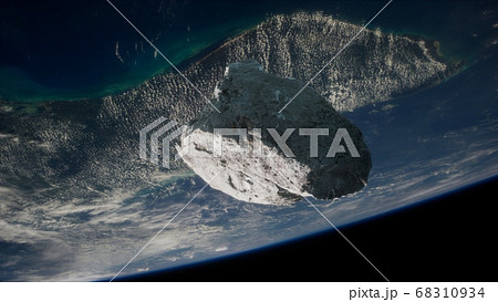 Dangerous asteroid approaching planet Earth 68310934