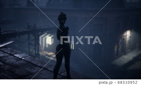woman in the style of cyberpunk and postapocalypse woman in the style of cyberpunk and postapocalypse 68310952