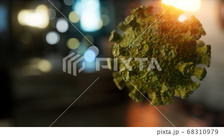 Coronavirus COVID 19 quarantine on empty city Coronavirus COVID 19 quarantine on empty city 68310979