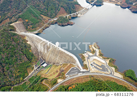 五ヶ山ダムの上空から 五ヶ山ダムの上空から 68311276
