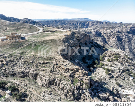 Entrance of the biosphere reserve of the Dana Valley Entrance of the biosphere reserve of the Dana Valley 68311354