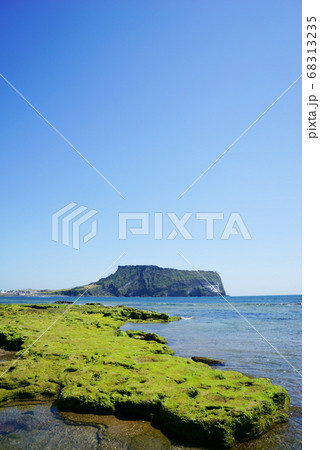 城山日出峰 海 海岸 68313235
