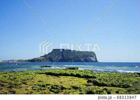 城山日出峰 海 海岸 68313847