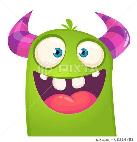 Funny cartoon monster. Vector Halloween Funny cartoon monster. Vector Halloween 68314782