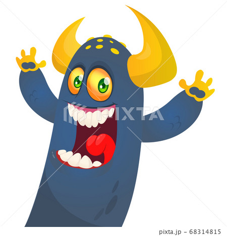 Funny cartoon monster. Vector Halloween 68314815