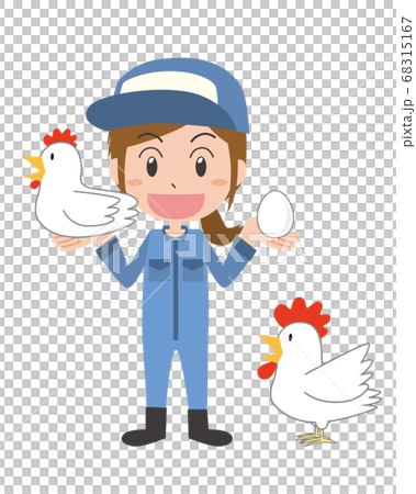 家禽業和雞肉業的婦女 68315167