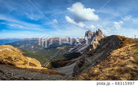 Autumn Seceda rock, Italy Dolomites Autumn Seceda rock, Italy Dolomites 68315997