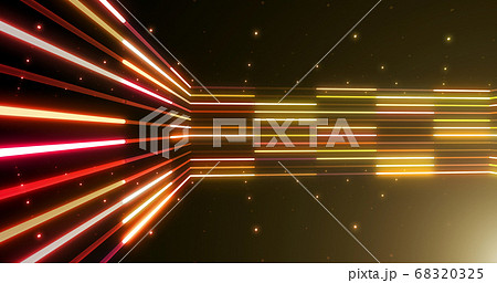 ネオン 光 蛍光灯 ライン 線 イルミネーション カラフル 3d イラスト 背景 バックグラウンドのイラスト素材 6325