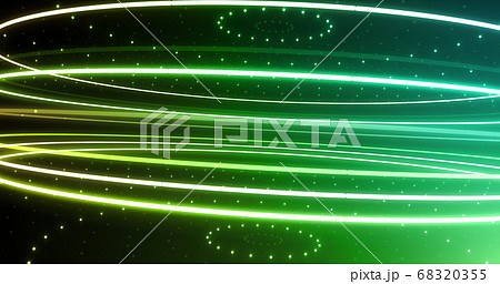 ネオン 光 蛍光灯 ライン 線 イルミネーション カラフル 3d イラスト 背景 バックグラウンドのイラスト素材 6355