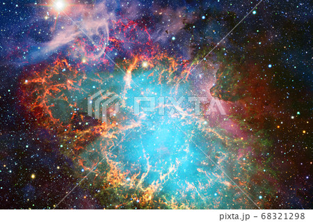 Beautiful galaxy. Elements of this image furnished by NASA. 68321298