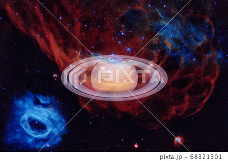 Planet Saturn. Solar system. Elements of this image furnished by NASA. Planet Saturn. Solar system. Elements of this image furnished by NASA. 68321301