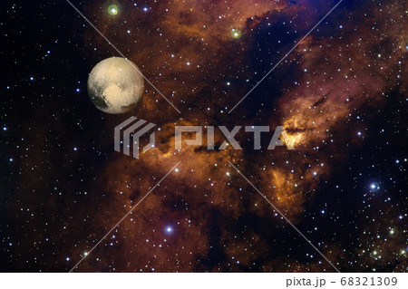 Pluto. Solar system. Elements of this image furnished by NASA. 68321309