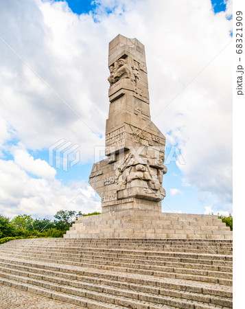 Westerplatte Monument commemorating the first battle of Second World War, Gdansk, Poland 68321909
