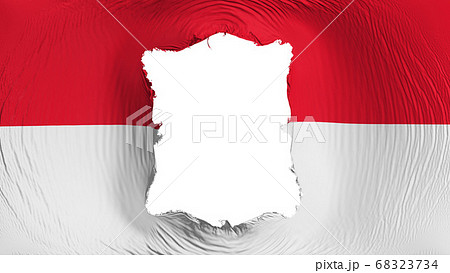 Square hole in the Monaco flag Square hole in the Monaco flag 68323734
