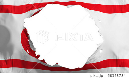 Broken Northern Cyprus flag Broken Northern Cyprus flag 68323784