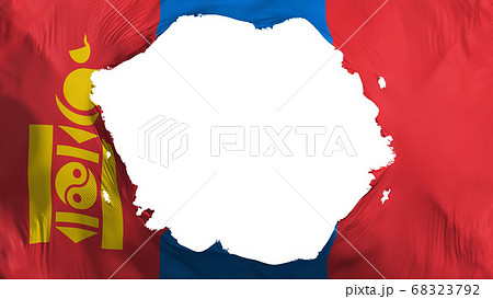 Broken Mongolia flag 68323792