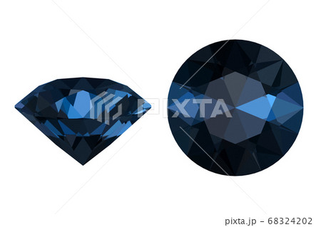 blue brilliant, precious diamond isolated blue brilliant, precious diamond isolated 68324202