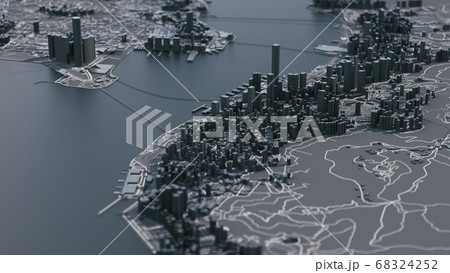 Hong kong city map. Hong kong 3d map 68324252