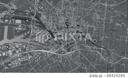 Melbourne city map. 68324284