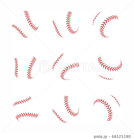 Baseball ball vector set on white background Baseball ball vector set on white background 68325280