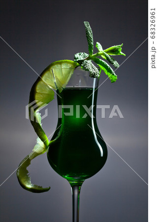 cocktail with lime and peppermint cocktail with lime and peppermint 68326961
