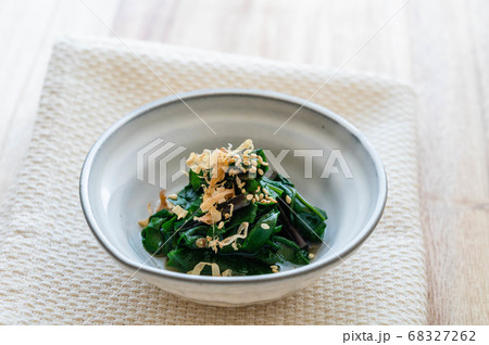 ツルムラサキのおひたし 68327262