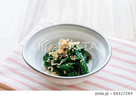 ツルムラサキのおひたし 68327264