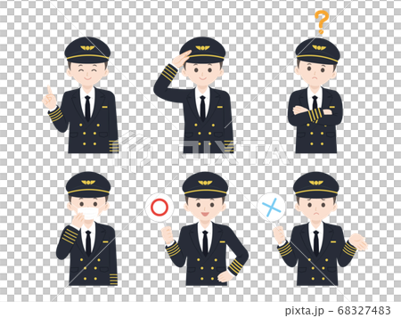 宇航員船長插畫面部表情變化集 68327483