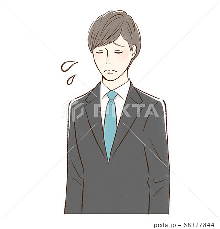 悲しむ男性 68327844