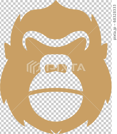 Gorilla icon illustration 68328333