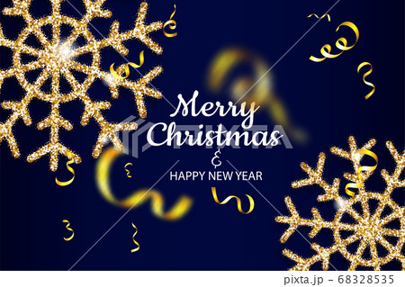 Merry Christmas and Happy New Year holiday invite poster Merry Christmas and Happy New Year holiday invite poster 68328535