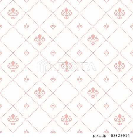 Seamless Vector Pattern With Royal Lilies Seamless Vector Pattern With Royal Lilies 68328914