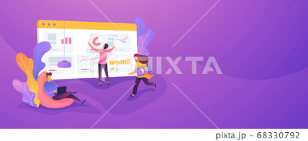 Workflow web banner concept. 68330792